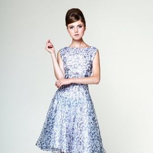 Wedding guest dress - Dresses for mother of groom, bride - 1950 style formal cocktail gown by Mrspomeranz
