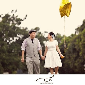 Robe de mariée simple de style vintage par MrsPomeranz