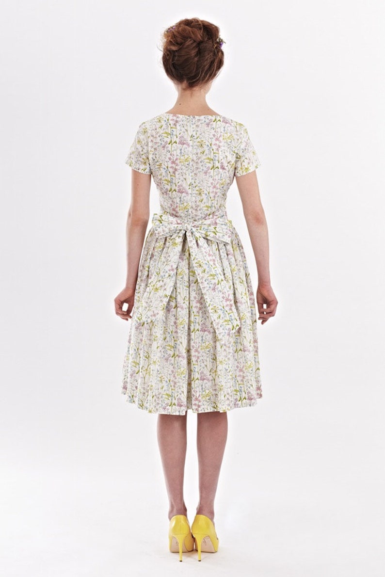 vintage floral wedding dress