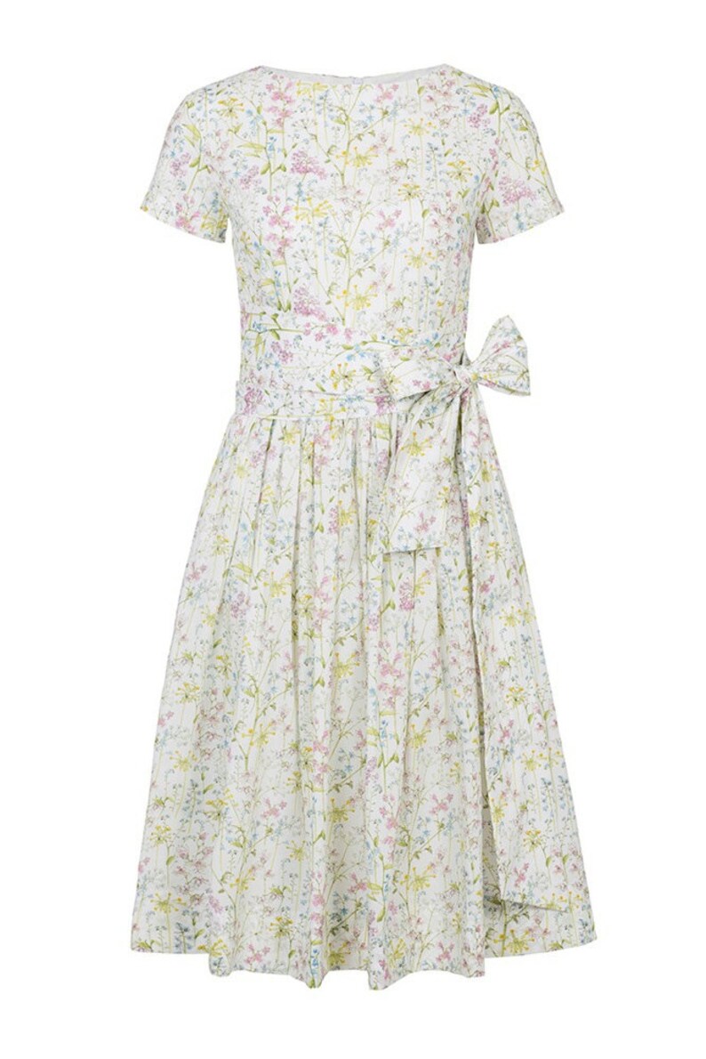 vintage floral wedding dress