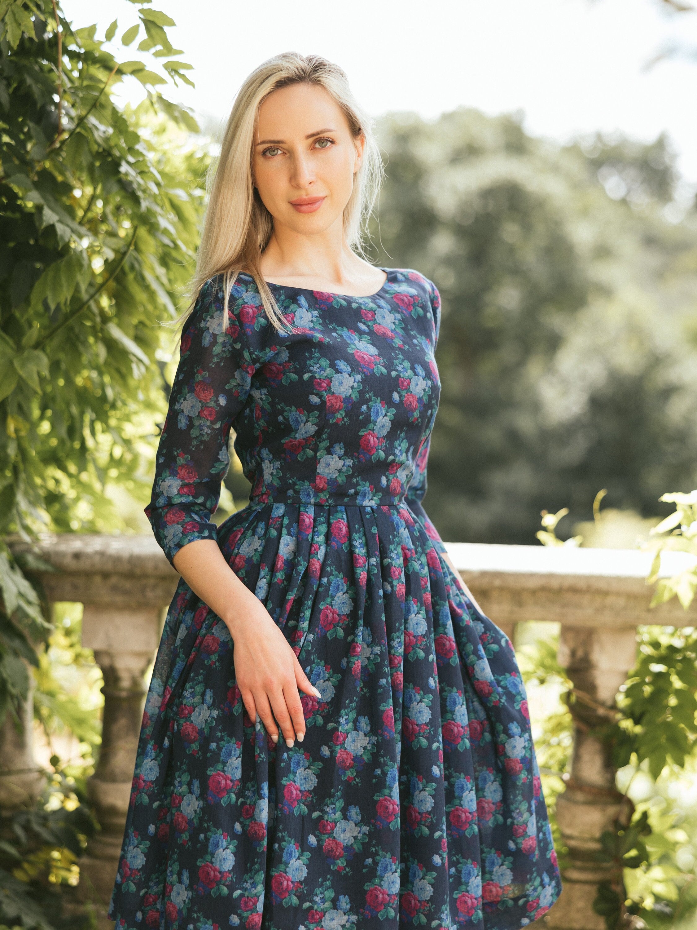 tiered pink midi dress Love Found Fuchsia Pink Floral Tiered Midi Dress – Shop the Mint