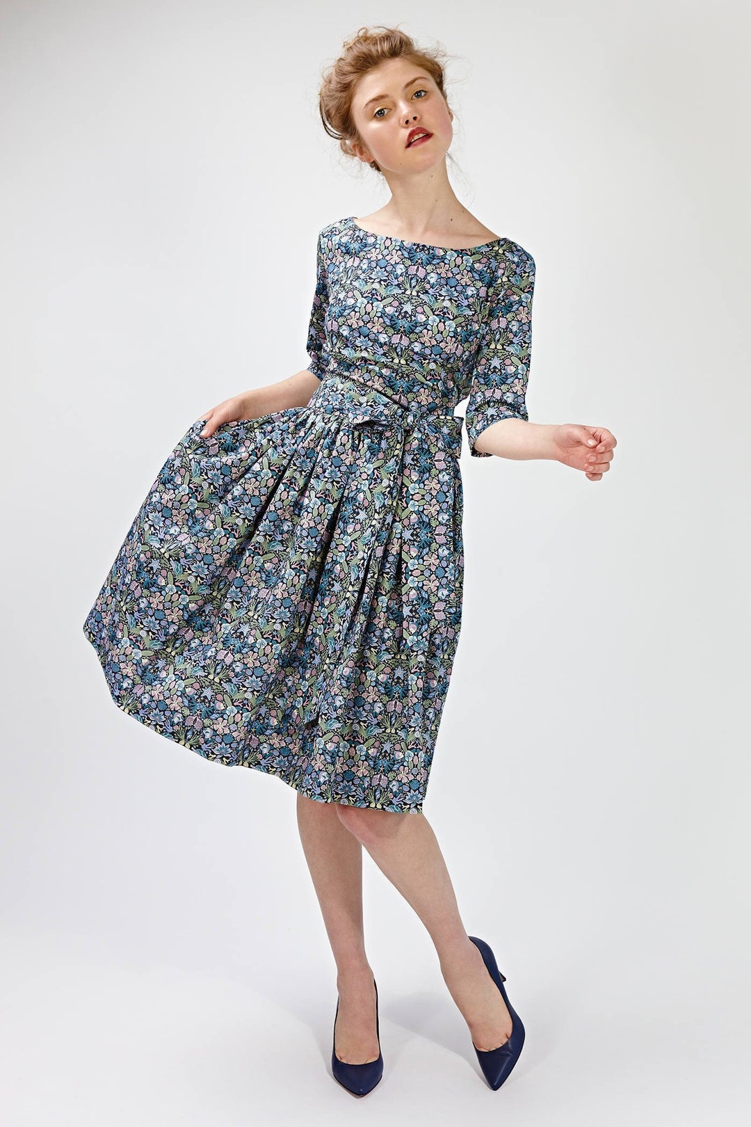 Ameri vintage dress ベージュ S IMG_6332_1_4000x@3x.