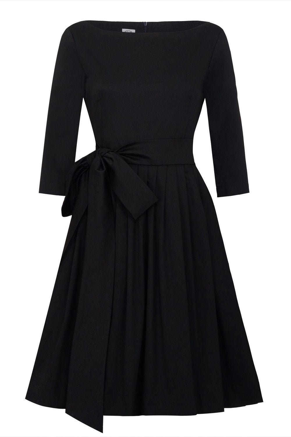 Little Black Dress Bow Dress Formal Dress Modest Dress | Etsy