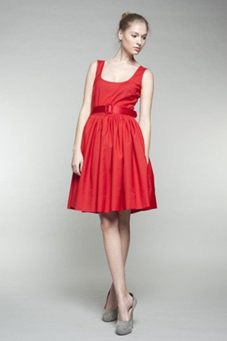 red formal dress for wedding guest