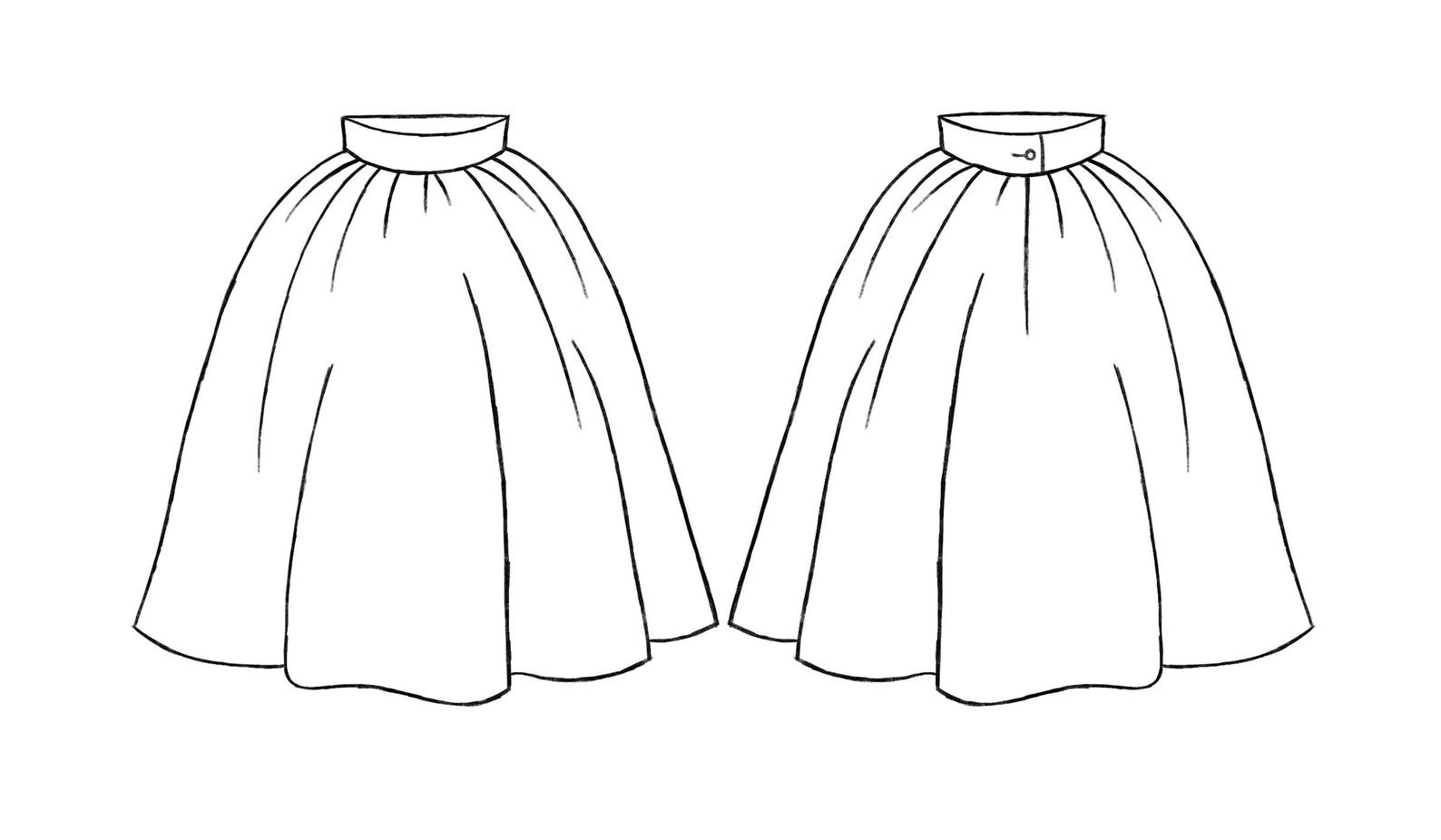 Women Linen Skirt Floral Skirt 1950's Skirt Retro - Etsy UK