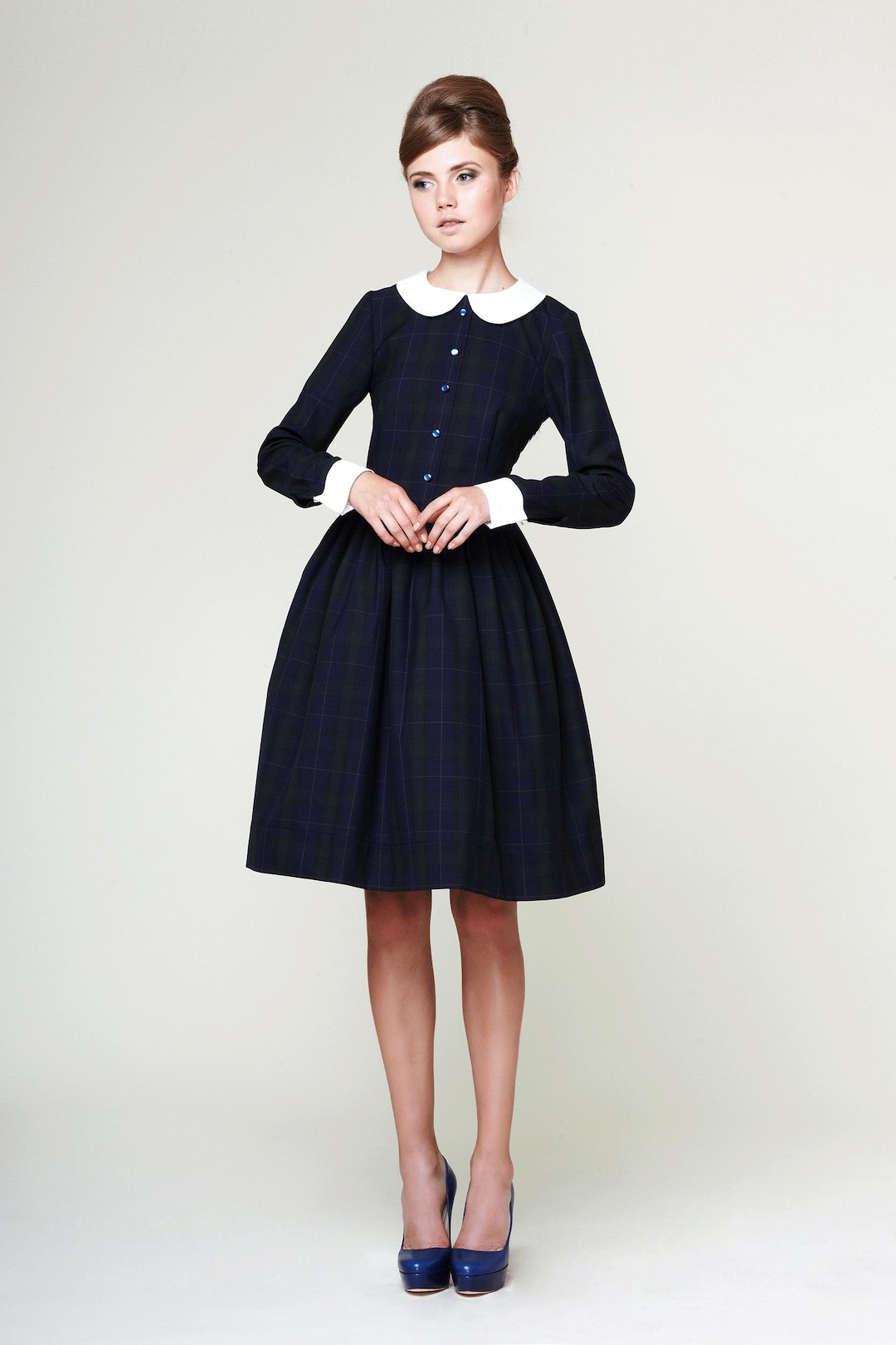 ワンピース soor ploom Gilda Dress, Vintage Plaid 4y soor ploom Gilda Dress, Vintage Plaid 4y