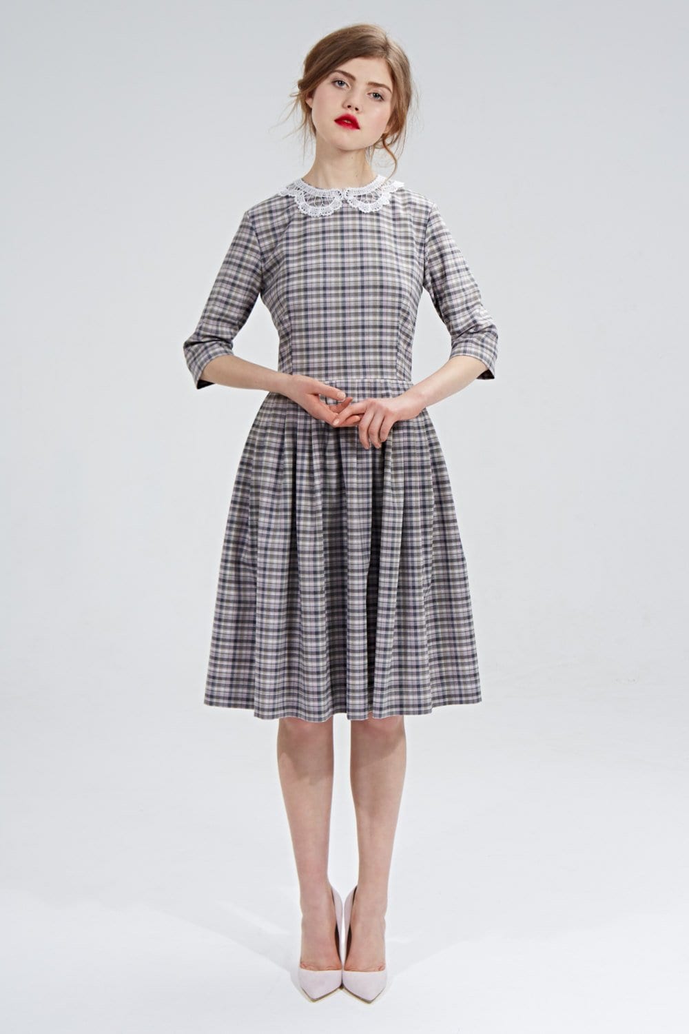 ワンピース soor ploom Gilda Dress Vintage Plaid 8y soor ploom Gilda Dress Vintage Plaid 8y - メルカリ