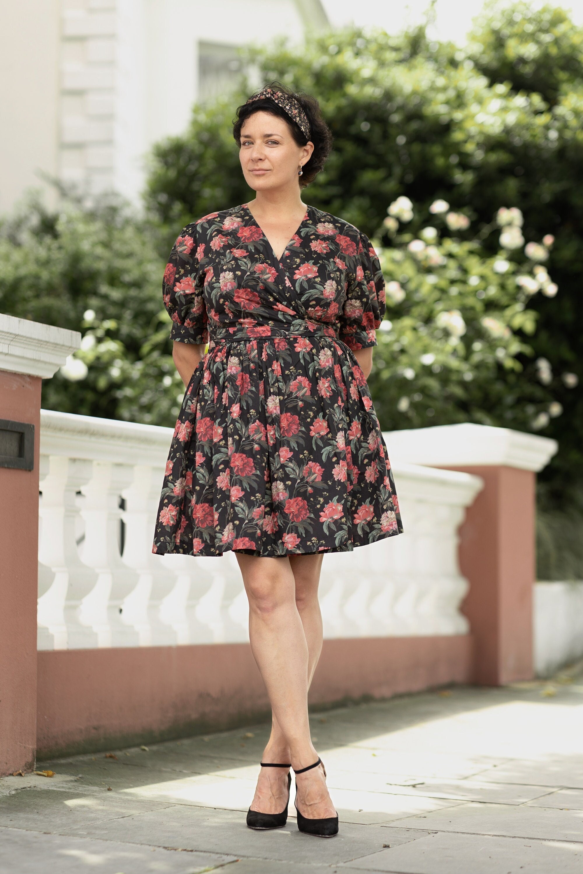 Plus Size Floral Wrap Dresses | kahian.com