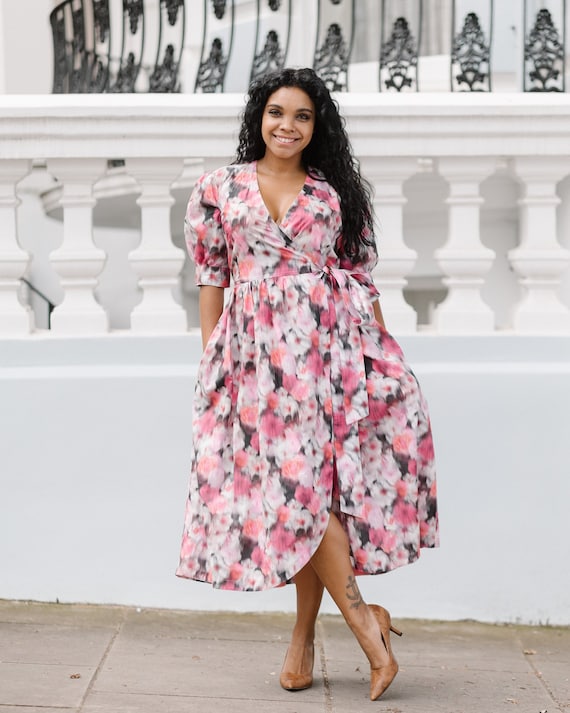 plus size midi dress