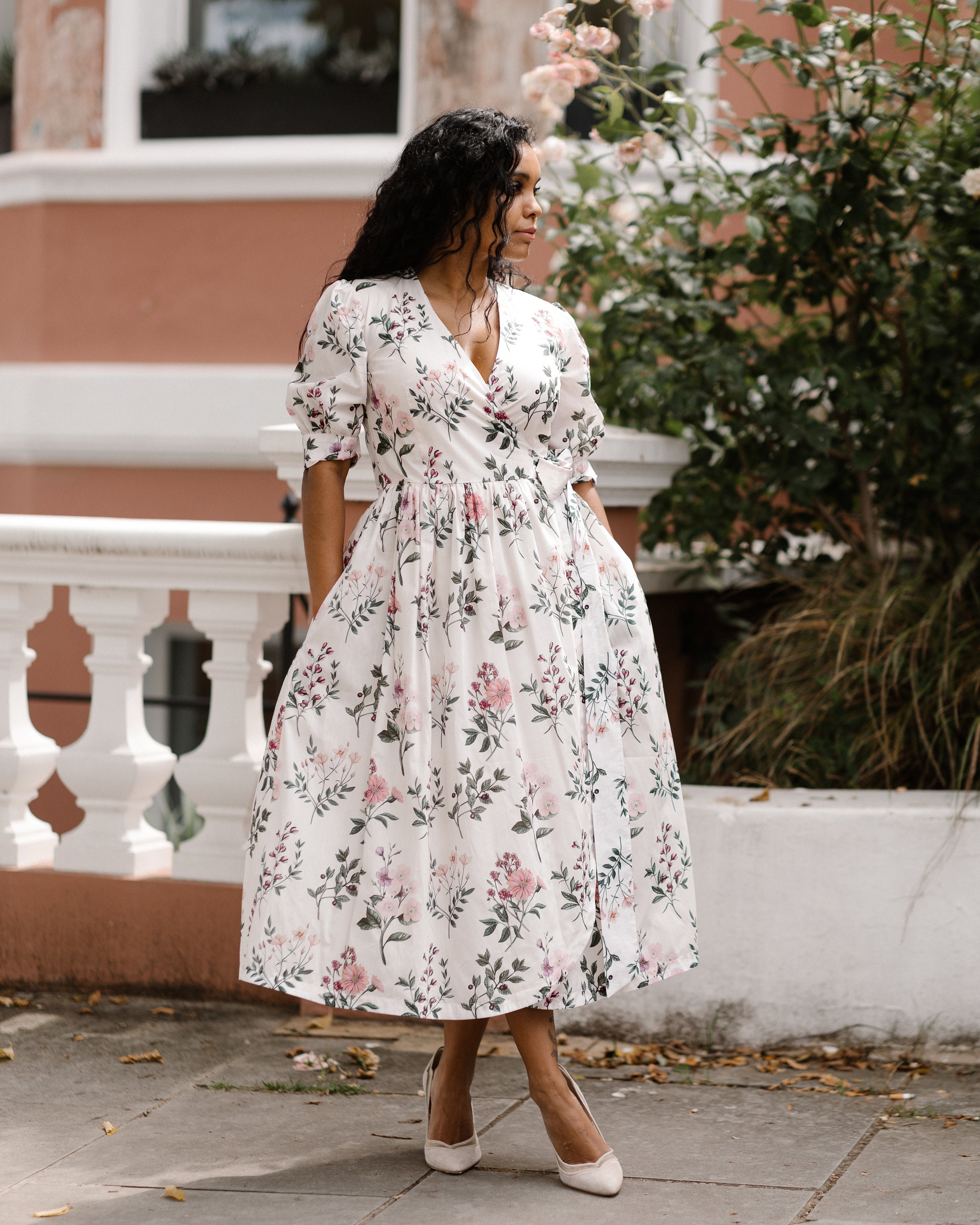Floral Romantic Liberty of London Wedding Guest Dress