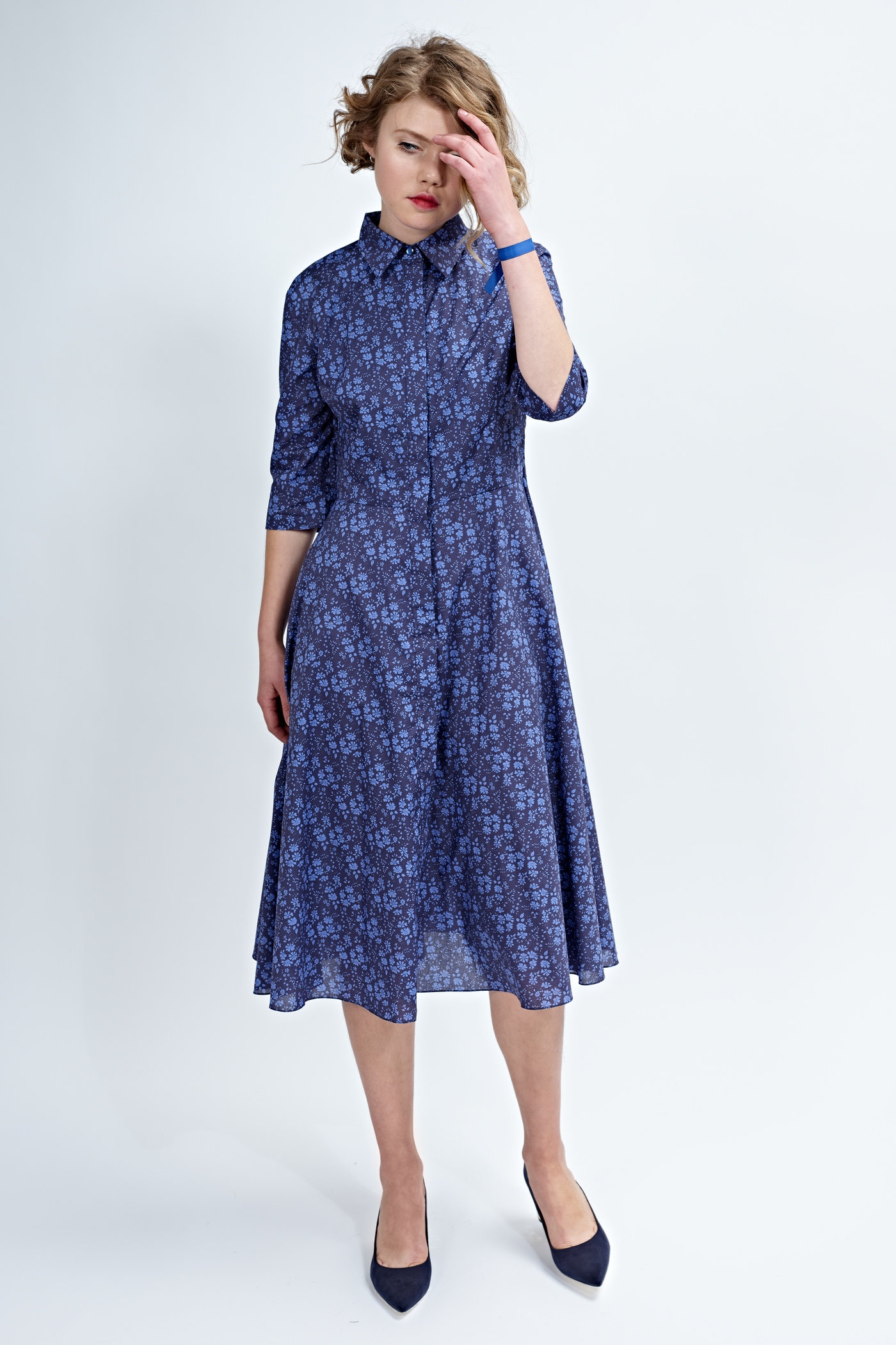 Floral Print Shirt Dress in Tana Lawn Cotton | Liberty of