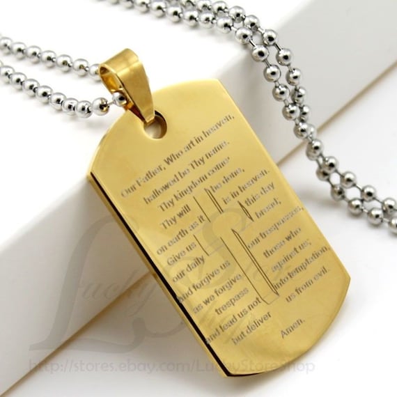 Personalized Bible Verse Necklace Gift for Mom Religious Bar  ENGRAVE Bible Scripture Chain main image 2