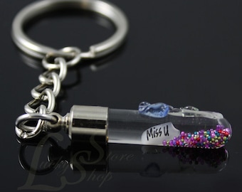 Name Rice Keychain - Etsy