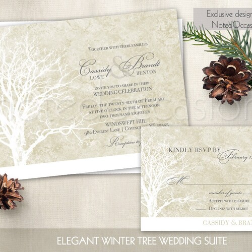 Rustic Wedding Invitation Template Download Printable | Etsy
