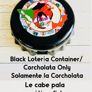 Fichero De Loteria Grande Cajita Para Monedas Oh Fichas Corcholata Para  Pala Magnética