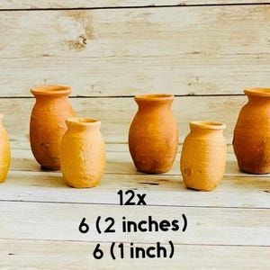 12x Mini Cantaritos for Tequila Shots or Hot Tea Mini Tequileros Mexicanos 2 Sizes