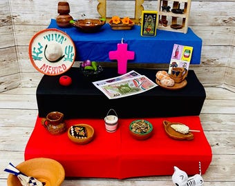 Altar de Ofrenda para Dia De Los Muertos Day of the Dead Offering Altar