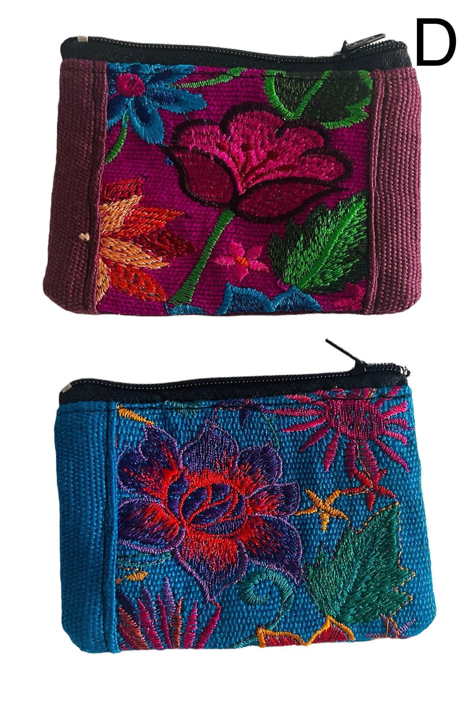 Mexican Embroidered Coin Purses 3x4 Inches - Etsy