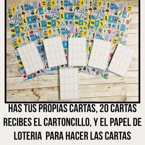 20 Cartas De Loteria Haslas Tu Mismo Do Your Own Loteria Cards 20 Lotería Cards