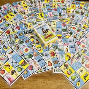 Loteria Cards 3x5 Inches Cartas de Loteria 3x5 Pulgadas