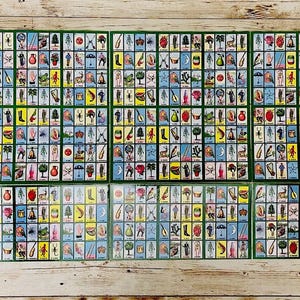 MEXICAN LOTERIA You Get 30  Cards La Preferida 30 Cartas De Loteria Gana En 2x3