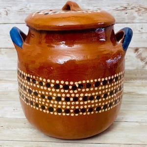 Handmade Clay Pot for Beans  Jarro de Barro para Frijoles Terracota Beans Pot