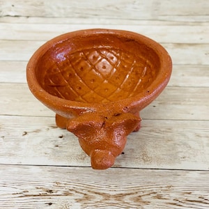 Authentic Mexican Molcajete Terra Cota Molcajete Mexicano de Barro