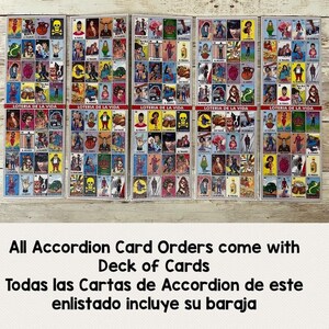 10 Cartas en Acordeón Chistosas De Loteria Mexicana De La Vida with Deck of Cards Mexican Funny Life Loteria Accordion Style Loteria Cards