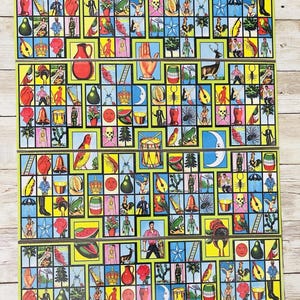 MEXICAN LOTERIA You Get 16 Cards With Wildcard 16 Cartas Con Comodin