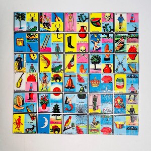 Pozito Loteria Cards Cartas de Loteria de Pozito