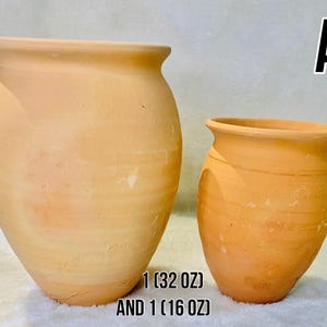 Cantaritos de Barro Clay Cups 32 oz.
