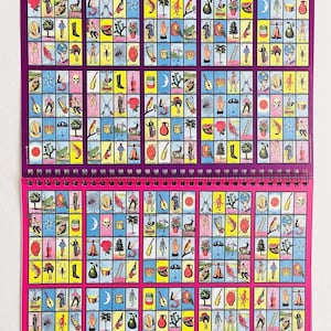 Libro De Loteria 80 Cartas LOTERIA Book With 80 Cards