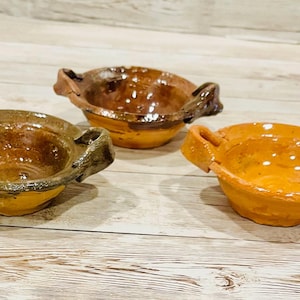 Cazuelitas Chicas De Barro Mexicano Small Mexican Clay Casseroles