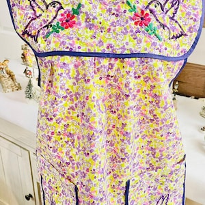 Embroidered Handmade Aprons M/L