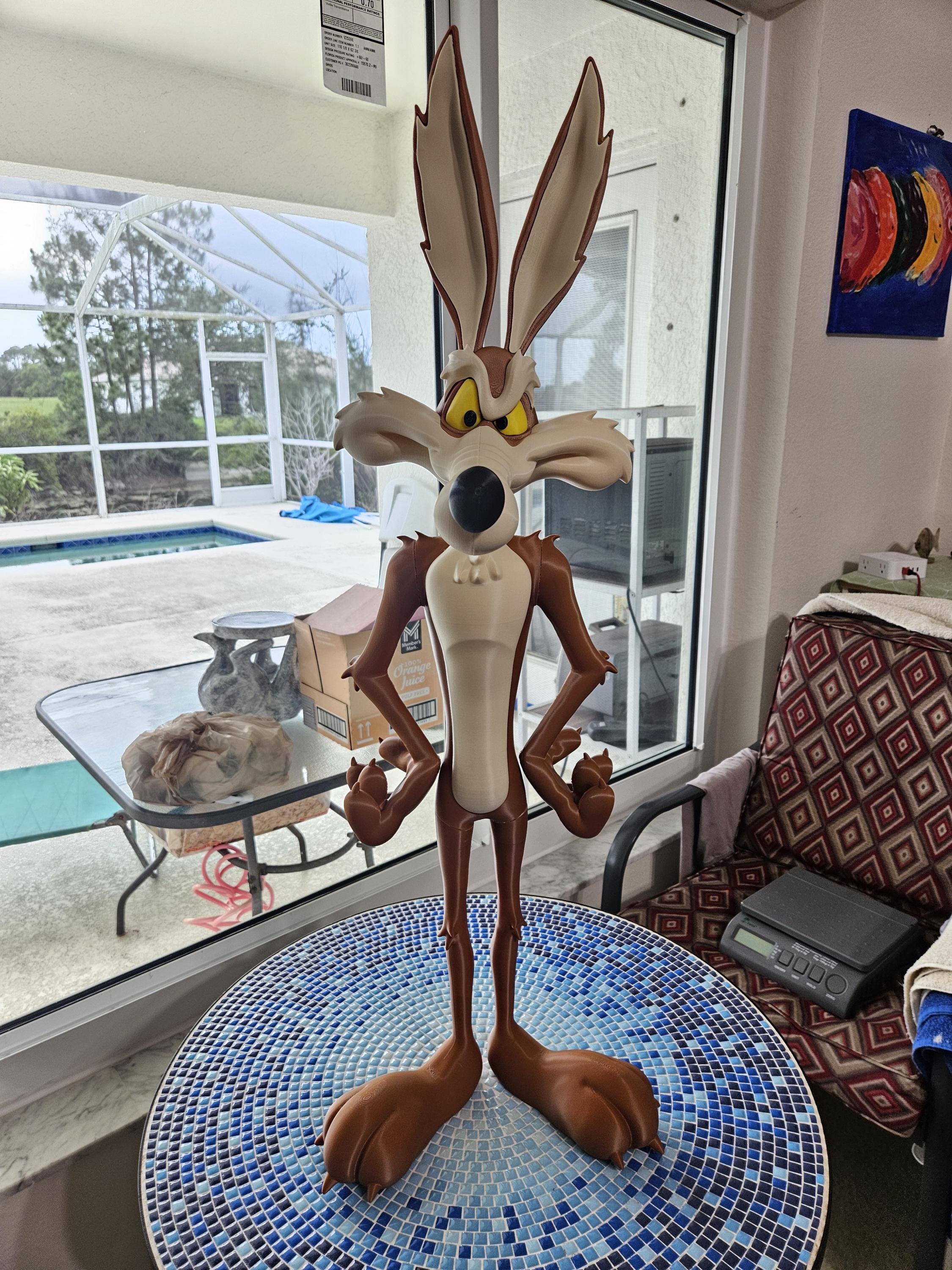 Wile Coyote 3d Printed - Etsy