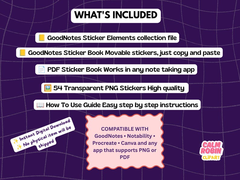 50 Clinical Rotation Study Notes Stickers for Goodnotes & Notability ...