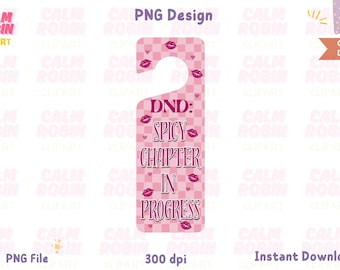 Spicy Booktok PNG: DND Chapter, Smut Lover Design (Digital Download) Commercial use