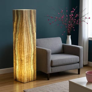 Onyx floor lamp - Etsy 日本