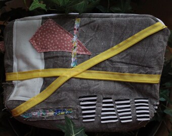 borsa per il trucco patchwork