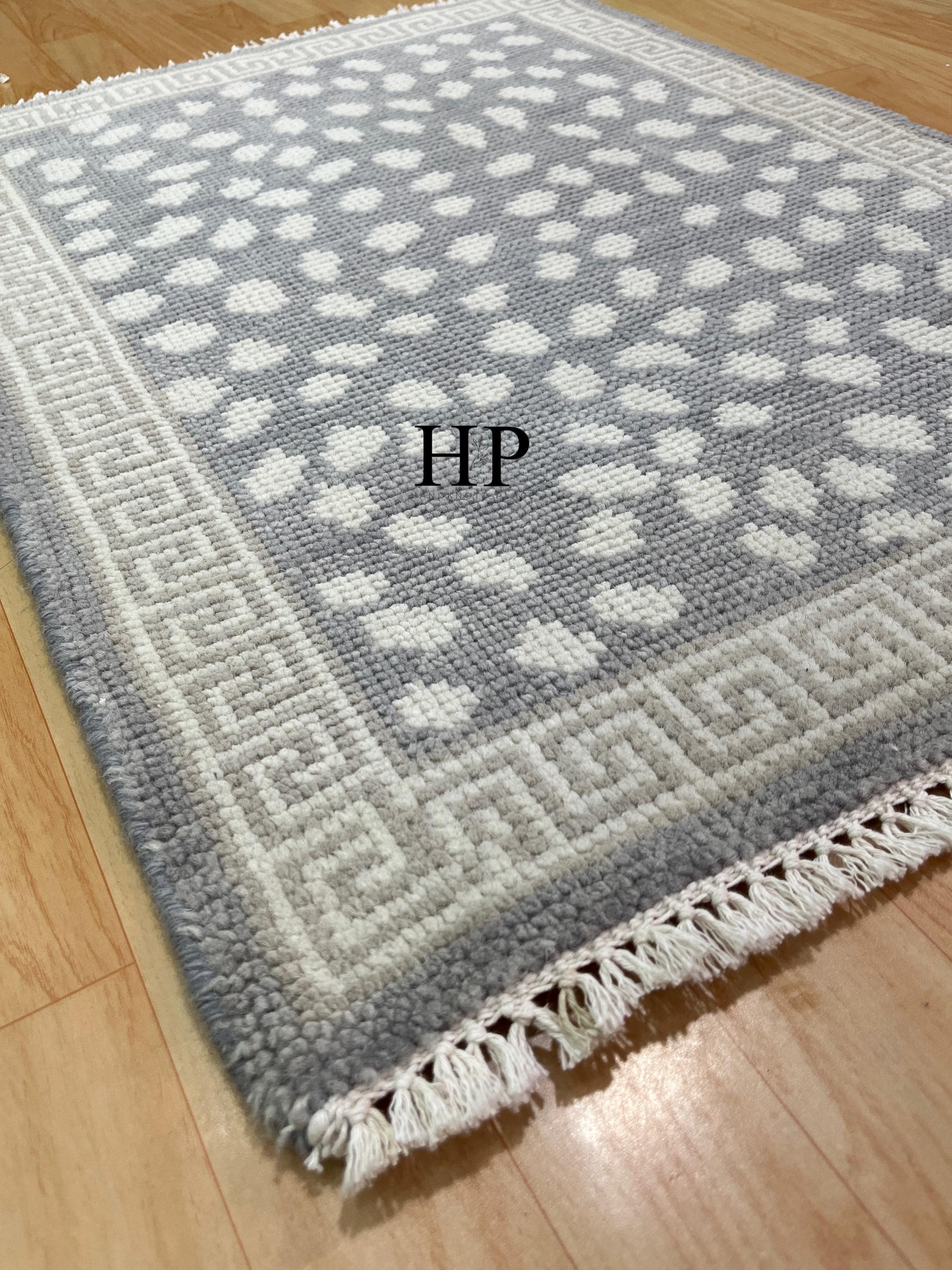 Grey modern Oushak rug  Multicolored Area Rug 8x10 ft, Multi grey Wool Rug 9x12 ft, Handmade Turkish knot Traditional Knots for Living room.