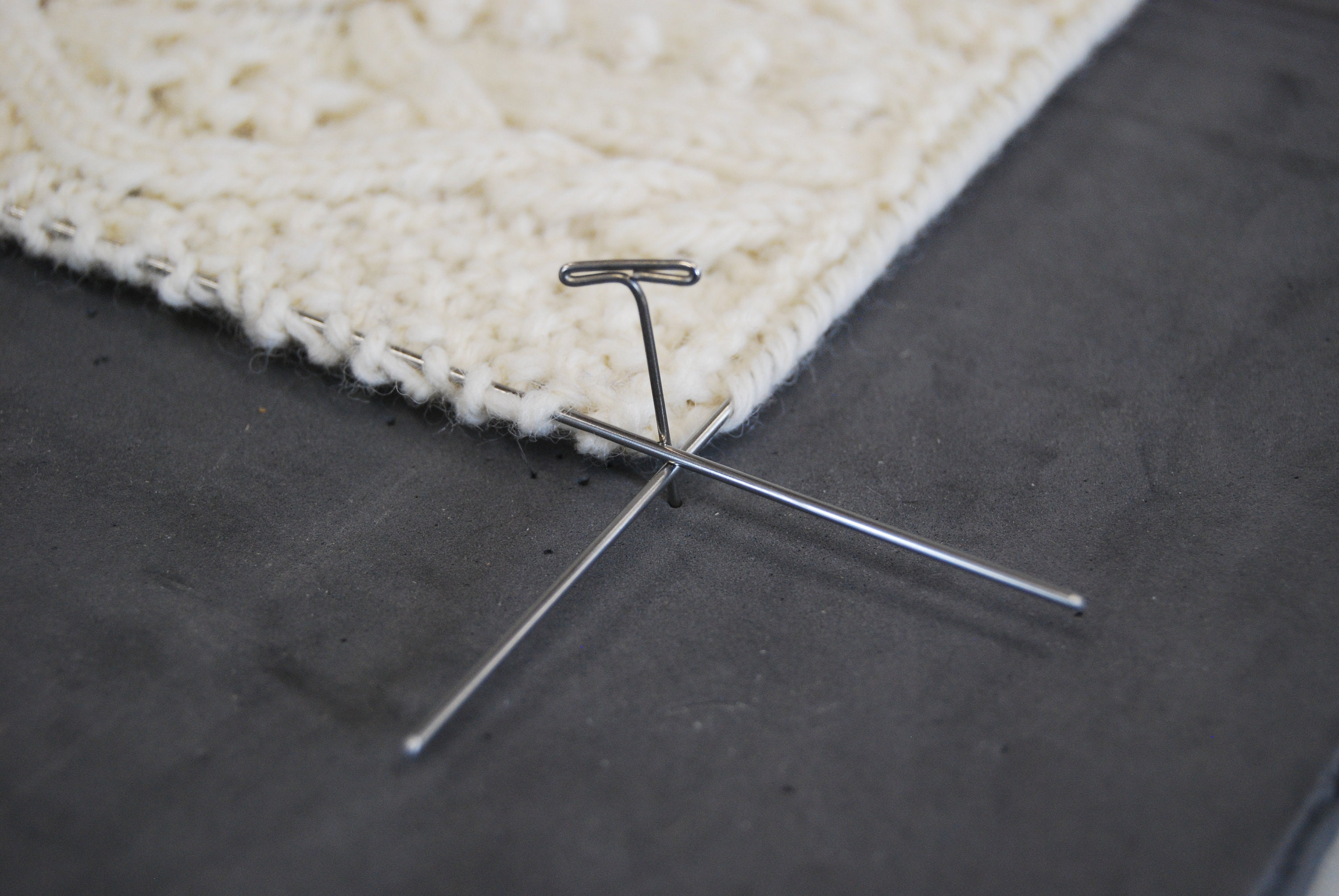 Knitting Gauge Swatch Blocking Wires Set of Four, Knitting Blocking