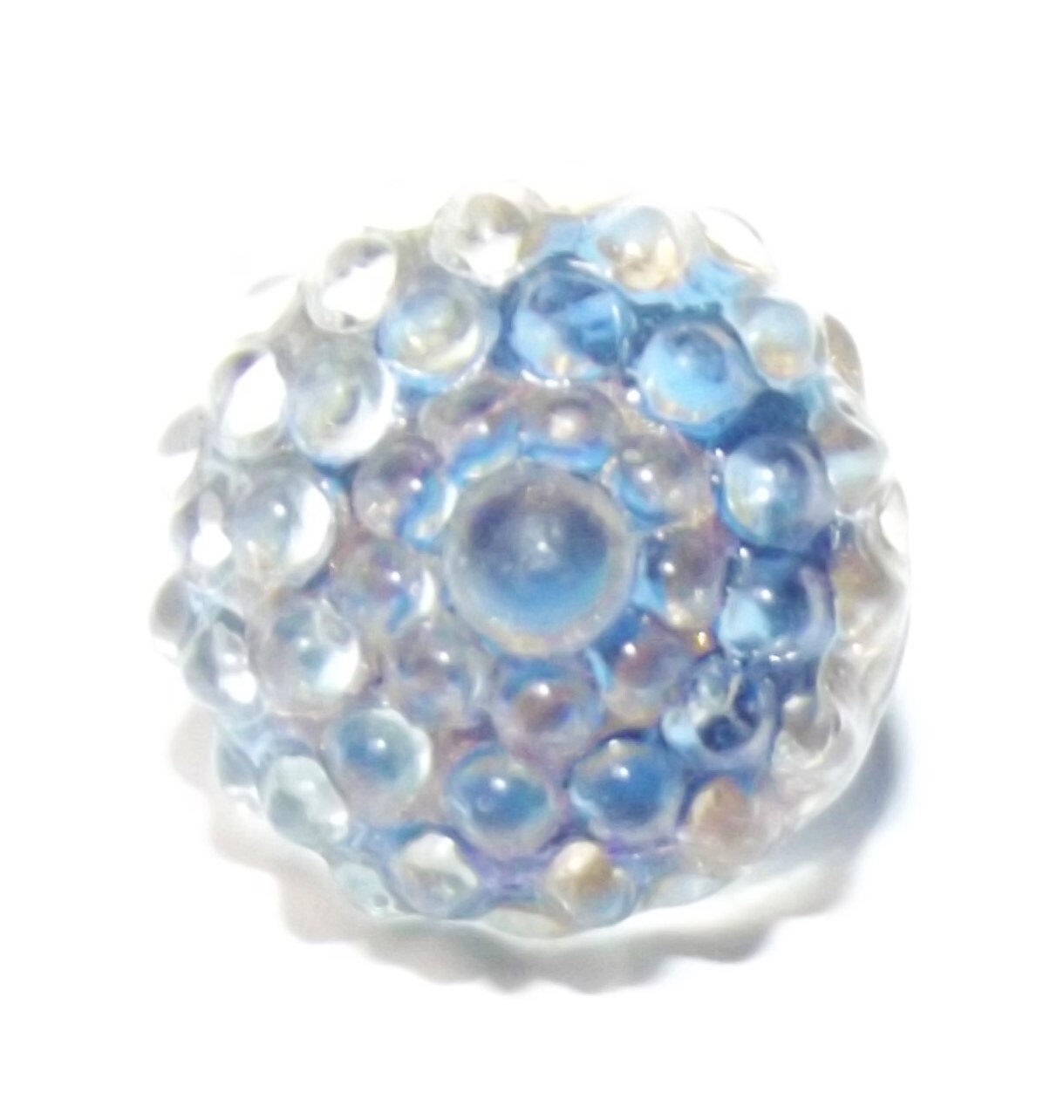Antique Button ~ Glass Charm String Paperweight Button w/Color and ...
