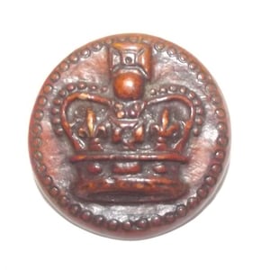 Vintage Button ~ Commemorative Button Circa 1950"s Coronation of Queen Elizabeth