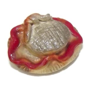 Vintage knoop ~ 940's vintage gipsen knoop dameshoed