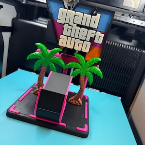 GTA 6 Inspired Gaming Controller Stand | 3D Printed Custom Name Holder