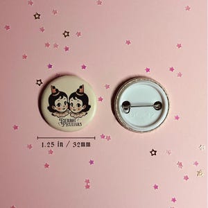 Sabrina Carpenter Manchild Music Video Inspired Aesthetic Handmade 1.25in pin button badge set | Short n Sweet Cute Pop Girly tote Pins image 3