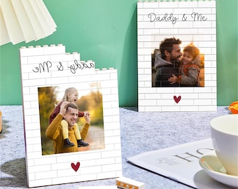 Personalized Photo Building Block,Custom Photo Block Puzzle,Dad & Me Brick Photo Block Gift,Couple Photo Block,Puzzle Gift,Anniversary Gifts
