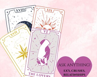 Personalized Love Tarot Reading, Relationship Guidance (PDF)