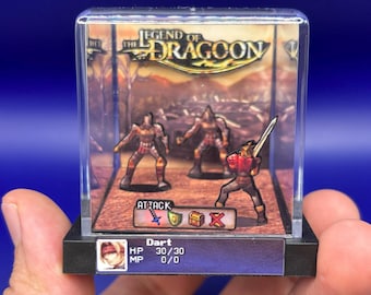 Legend of Dragoon Diorama: 2" | Handmade Video Game Art!