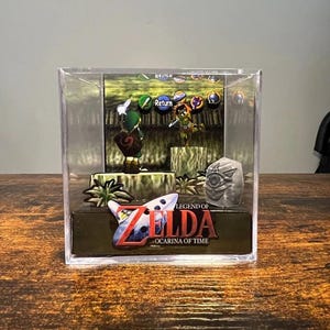 LoZ OoT Diorama Cube: Handmade Papercraft